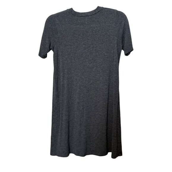 MADEWELL Swingy Tee Dress Women XS Grey Crewneck Stretch Lightweight Casual - Picture 2 of 5